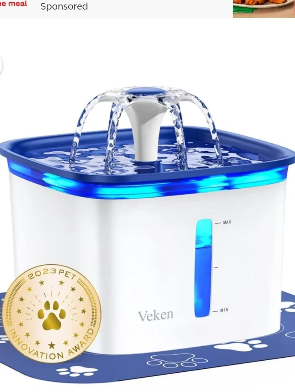 Veken Pet Water Fountain